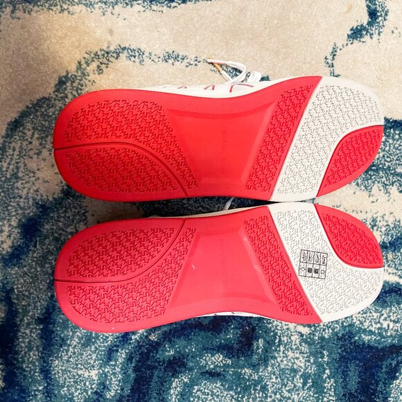 Michael Kors Rebel Leather Sneaker Spiced Coral Size 11m - Picture 4 of 4